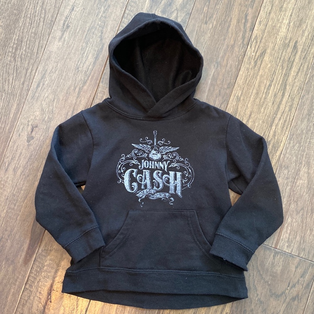 Johnny Cash Boys Hooded Sweatshirt 3T